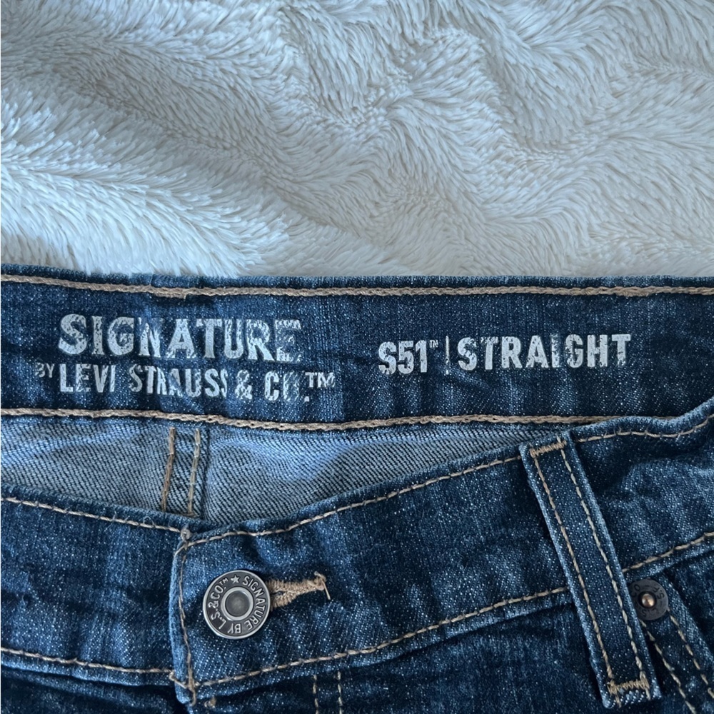Signature by Levi Strauss Dark Blue Jeans 40x30 - Picture 5 of 7
